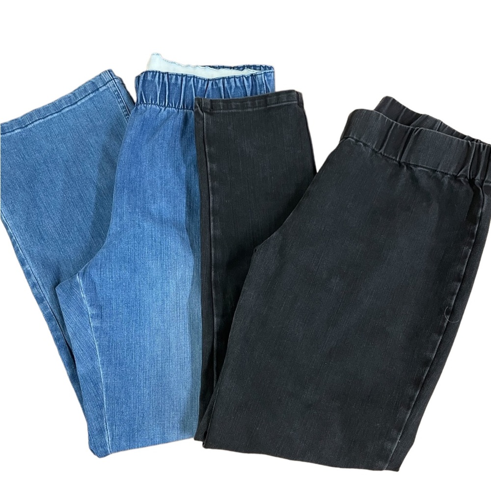 Bundle Soft Surroundings pull on jeans large